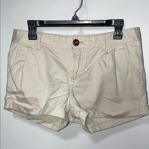 Forever 21 Cream High Waist Summer Shorts